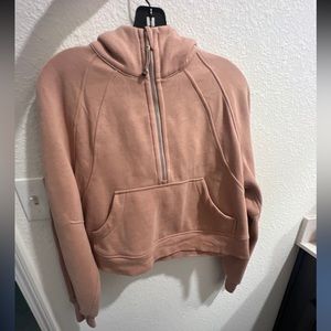 Lululemon oversized scuba half zip with hoodie